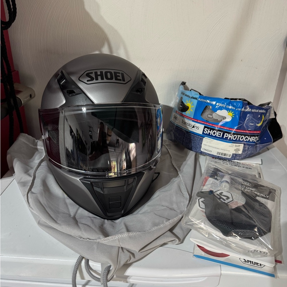 Shoei RF-SR Helmet - Small - with transition visor